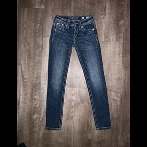 MISS ME girls 8 skinny Rhinestones KE87915 jeans